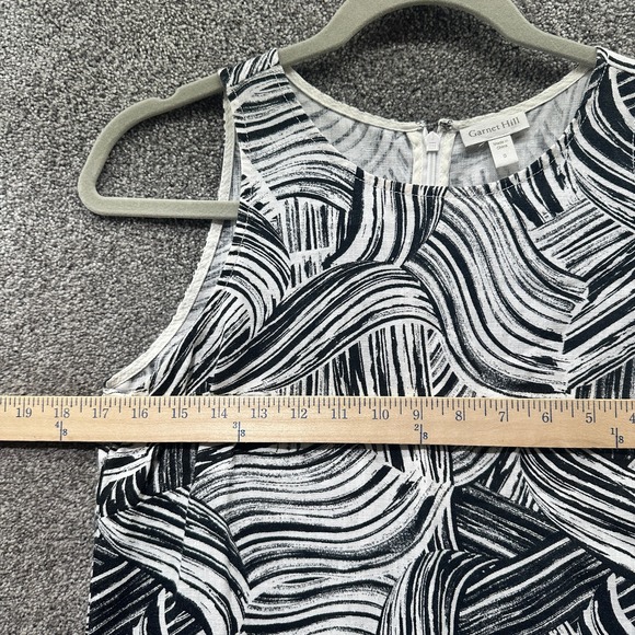 Garnet Hill Harborside 100% Linen Fringe A Line Dress Women 0‎ Coastal Beach - Picture 7 of 12